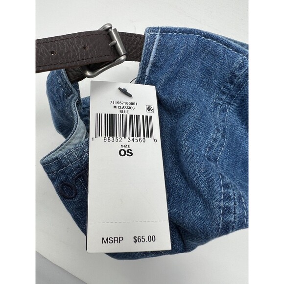 Polo Ralph Lauren Big Pony Denim Men's Blue #3 Baseball Ball Cap Hat - Picture 10 of 12